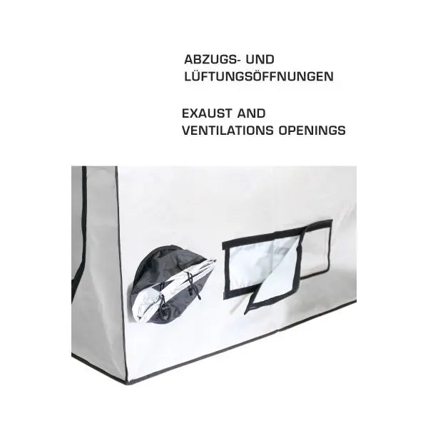 Heisenberg Grow-Zelt 100x100x200 weiß